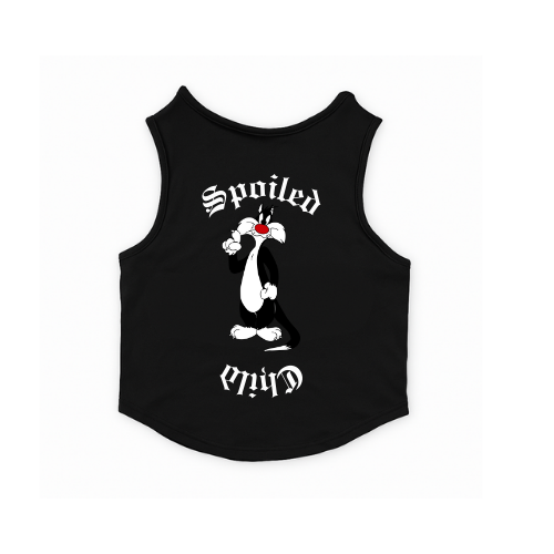 Furrobe Printed Cat T-shirt (Spoiled Child)